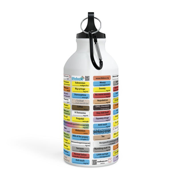 Stainless Steel Water Bottle (comedy anaesthesia style)