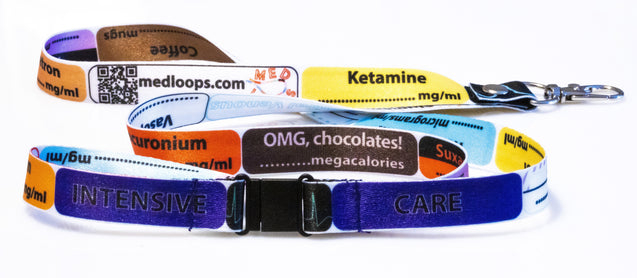 Intensive Care Lanyard single - MedLoops